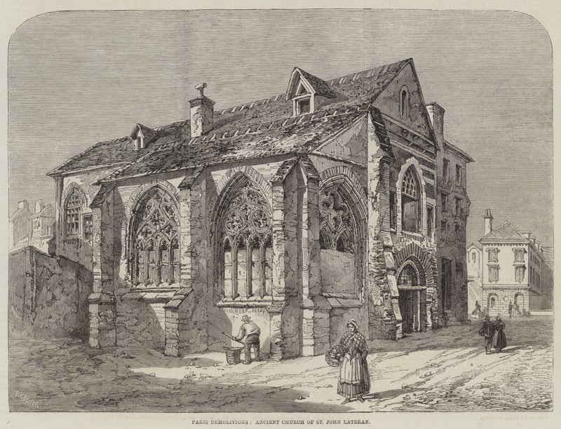 Paris Yıkımları, St John Lateran Antik Kilisesi by Richard Principal Leitch
