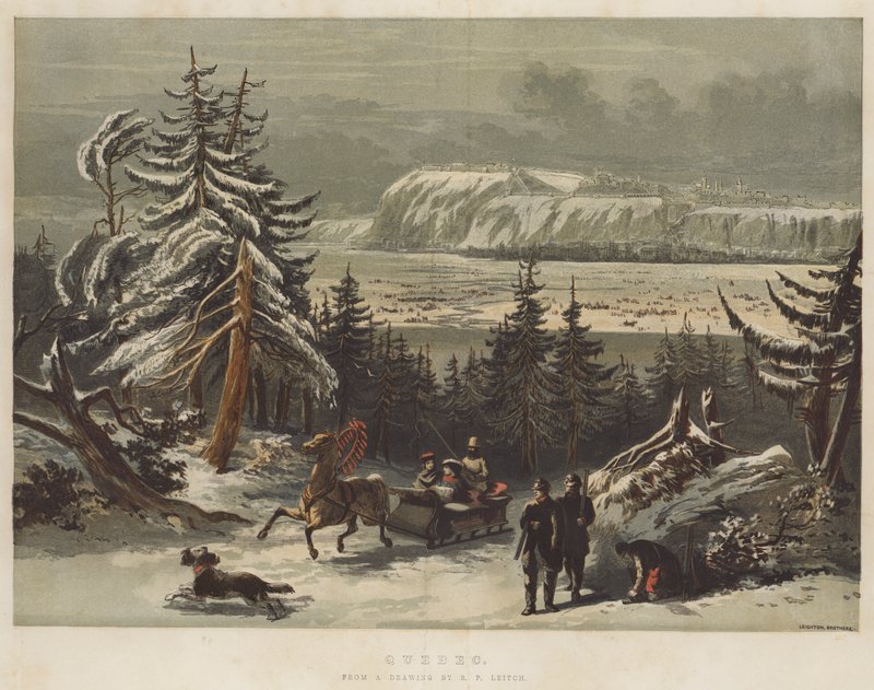 Quebec (kromolito) by Richard Principal Leitch