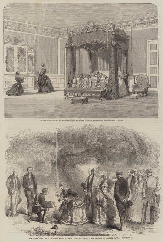 Kraliçenin Birmingham Ziyareti by Richard Principal Leitch