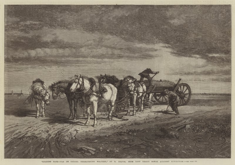 Geçen Yıl Kraliyet Akademisi Sergisinden Sand-Pas de Calais, Tehdit Eden Hava Yükleniyor by Richard Beavis