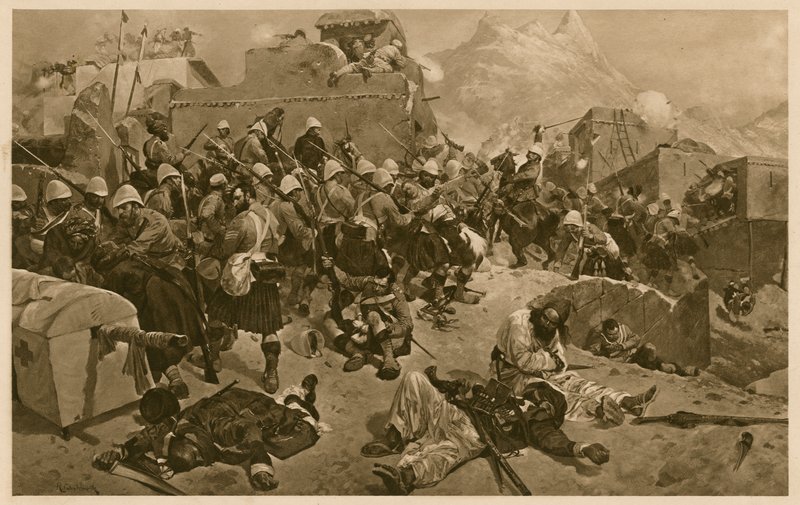 92. Highlanders ve 2. by Richard Caton II (after) Woodville
