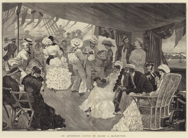 Bir Savaş Adamı Üzerinde Bir Öğleden Sonra Dansı (gravür) by Richard Caton II (after) Woodville