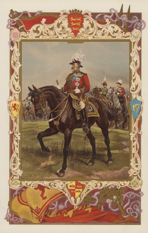 Bir Mareşal üniformalı Kral Edward VII (renkli taş) by Richard Caton II (after) Woodville