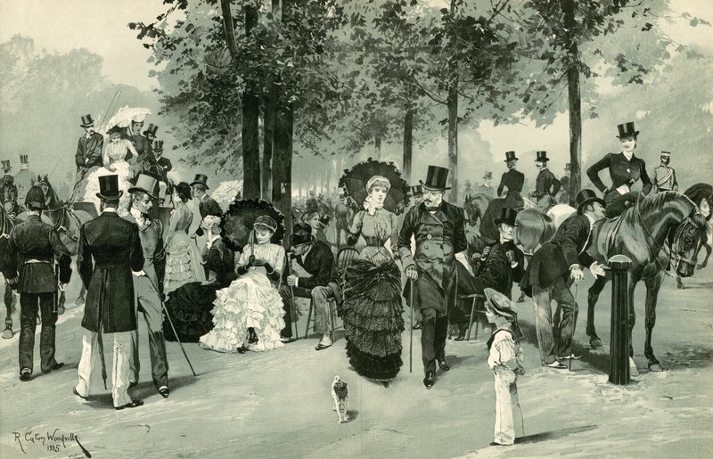 Sırada, Hyde Park by Richard Caton Woodville