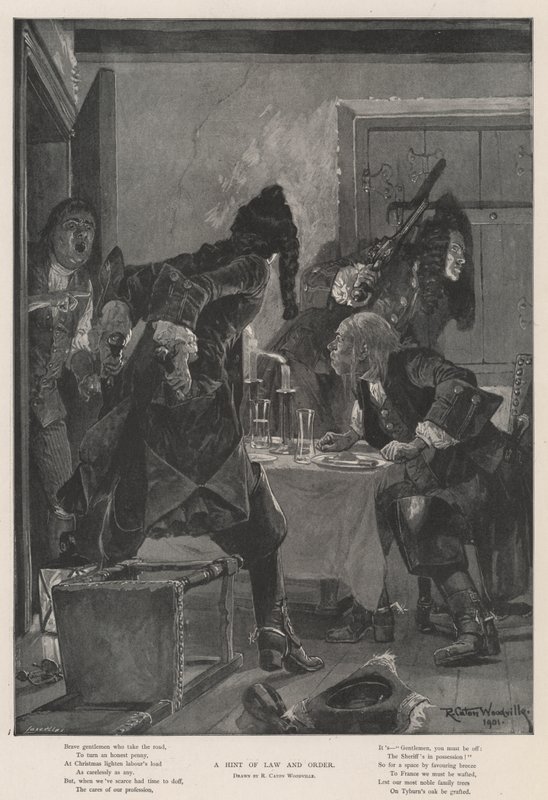 ಕಾನೂನು ಮತ್ತು ಸುವ್ಯವಸ್ಥೆ ಟರ್ಕಿಯ ಸುಳಿವು by Richard Caton Woodville junior