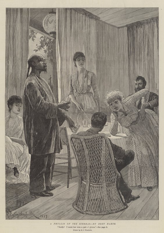 Sierras Phyllis, Bret Harte tarafından by Richard Caton Woodville junior