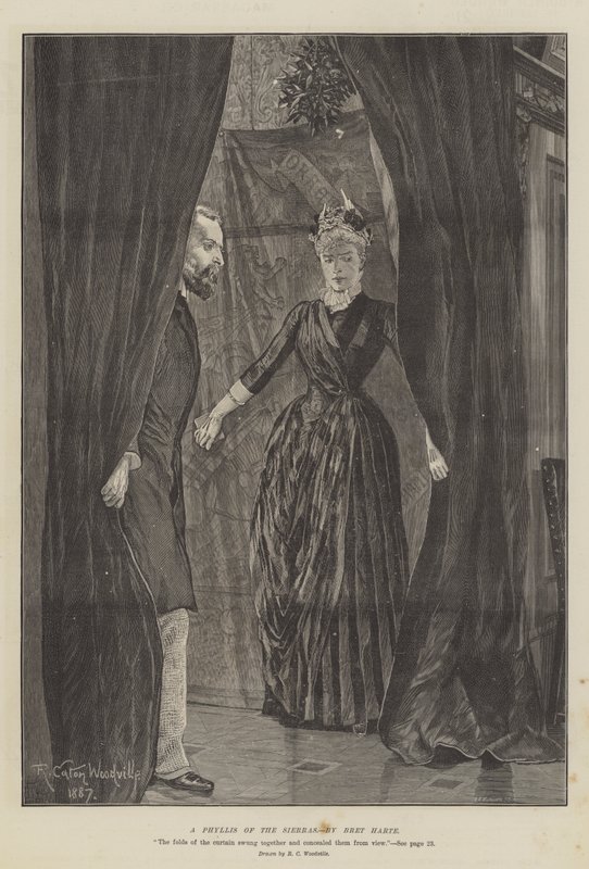 Sierras Phyllis, Bret Harte tarafından by Richard Caton Woodville junior