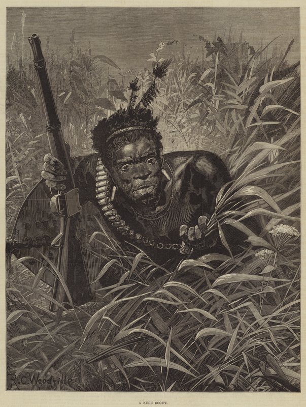 Bir Zulu İzci by Richard Caton Woodville junior