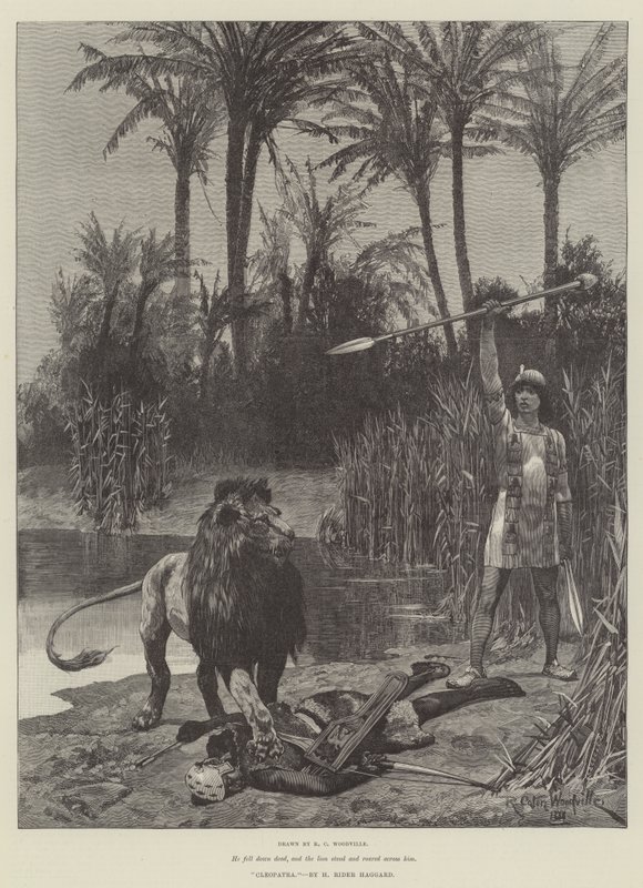 Kleopatra, H Rider Haggard tarafından by Richard Caton Woodville junior