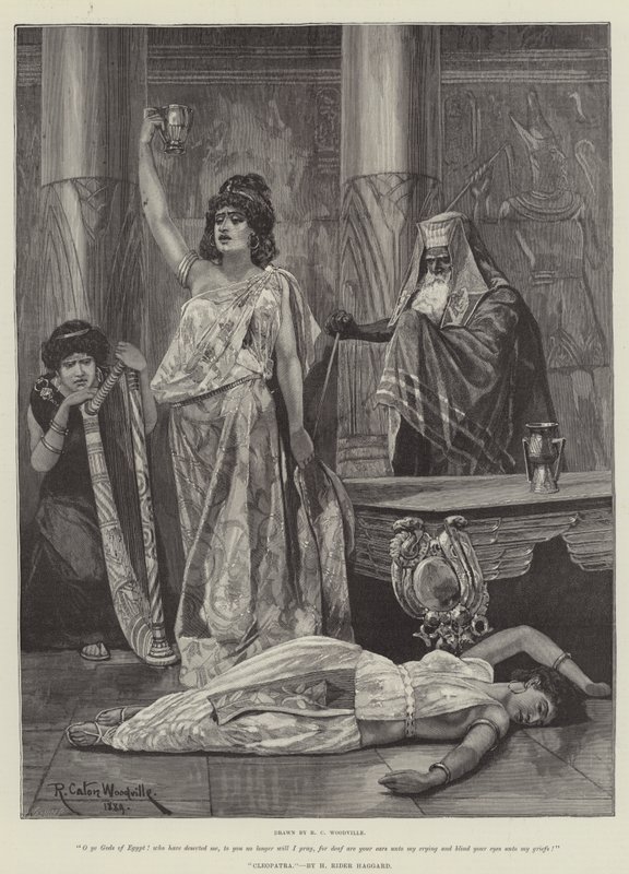 Kleopatra, H Rider Haggard tarafından by Richard Caton Woodville junior