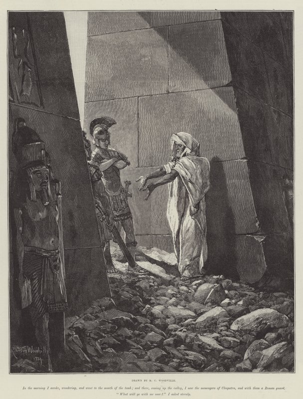 Kleopatra, H Rider Haggard tarafından by Richard Caton Woodville junior