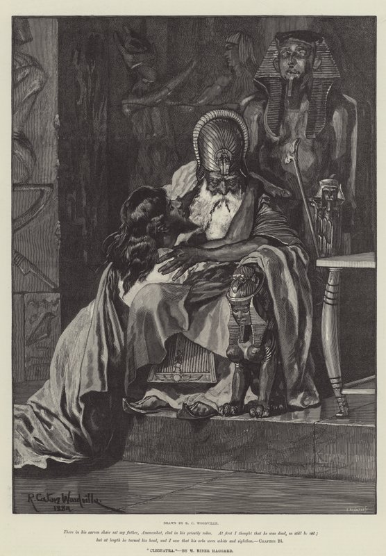 Kleopatra, H Rider Haggard by Richard Caton Woodville junior