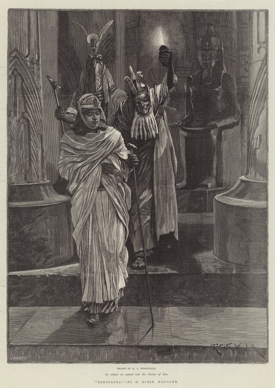 ಕ್ಲಿಯೋಪಾತ್ರ, ಹೆಚ್ ರೈಡರ್ ಹ್ಯಾಗಾರ್ಡ್ ಟರ್ಕ್ ಅವರಿಂದ by Richard Caton Woodville junior