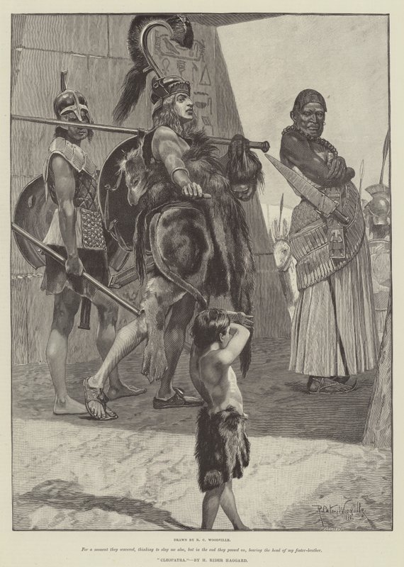 Kleopatra, H Rider Haggard by Richard Caton Woodville junior