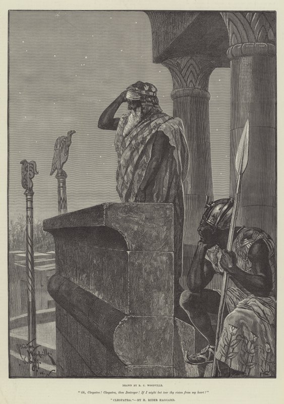 Kleopatra, H Rider Haggard by Richard Caton Woodville junior