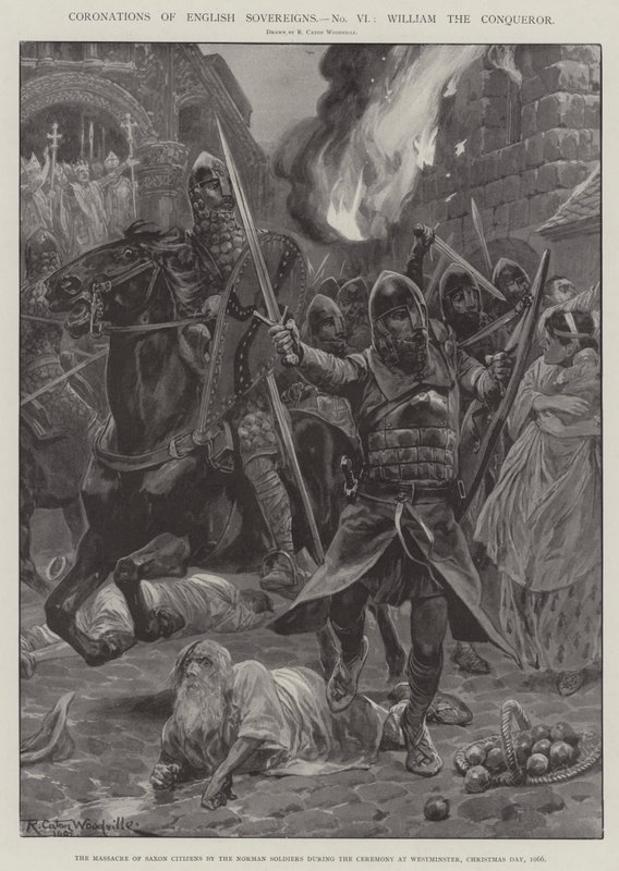 İngiliz Egemenlerinin taç giyme törenleri, Fatih William by Richard Caton Woodville junior