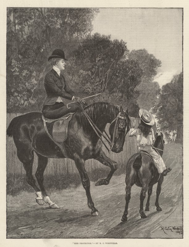 onun koruyucusu by Richard Caton Woodville junior