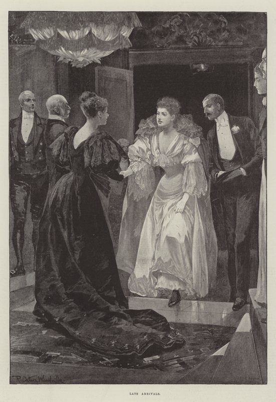 Geç gelenler by Richard Caton Woodville junior