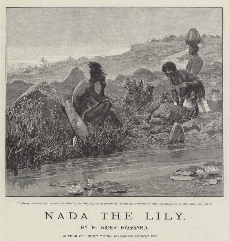 Zambak Nada, H Rider Haggard tarafından by Richard Caton Woodville junior