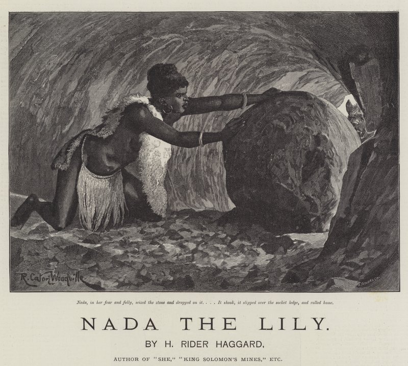 Zambak Nada, H Rider Haggard tarafından by Richard Caton Woodville junior