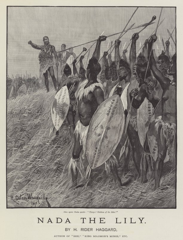 Zambak Nada, H Rider Haggard tarafından by Richard Caton Woodville junior