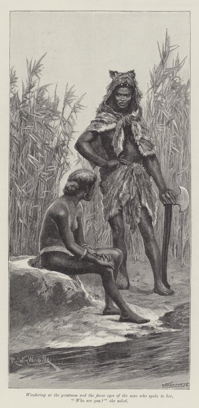 Zambak Nada, H Rider Haggard tarafından by Richard Caton Woodville junior