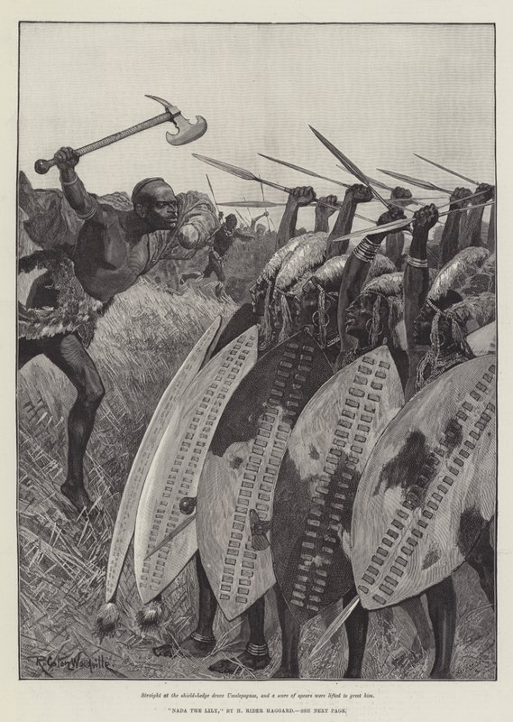 Zambak Nada, H Rider Haggard tarafından by Richard Caton Woodville junior