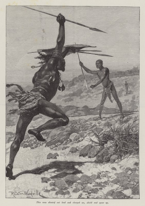 Zambak Nada, H Rider Haggard tarafından by Richard Caton Woodville junior