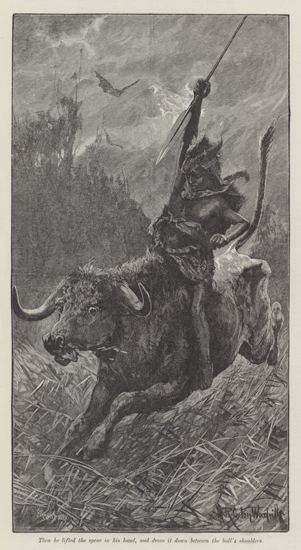 Zambak Nada, H Rider Haggard tarafından by Richard Caton Woodville junior