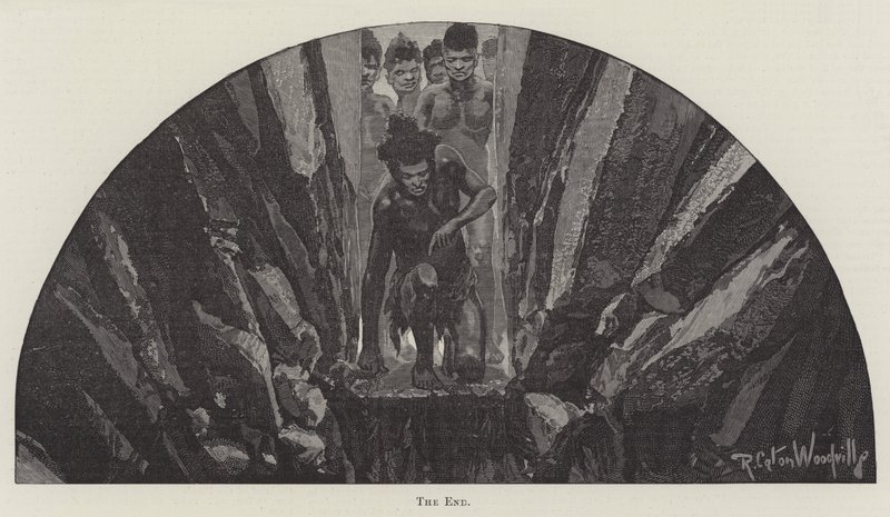Zambak Nada, H Rider Haggard tarafından by Richard Caton Woodville junior