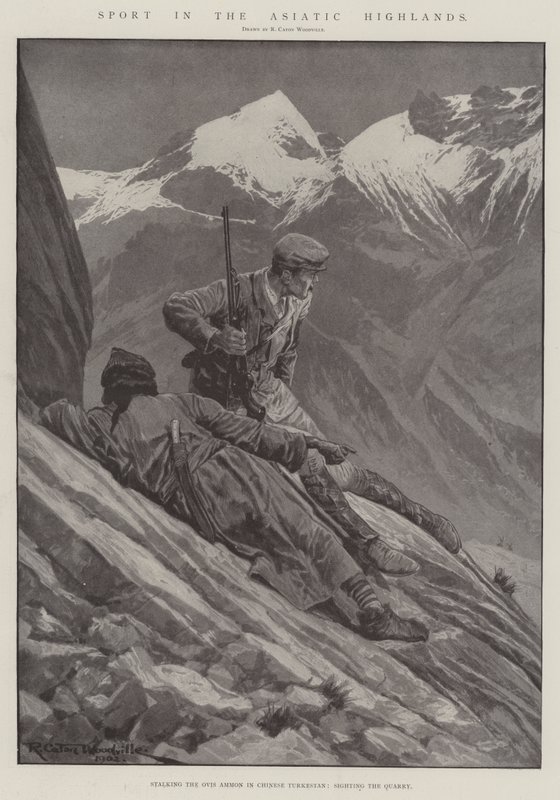 Asya Yaylalarında Spor by Richard Caton Woodville junior