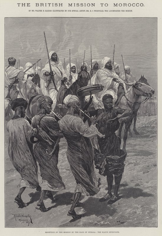 İngilizlerin Fas Misyonu by Richard Caton Woodville junior