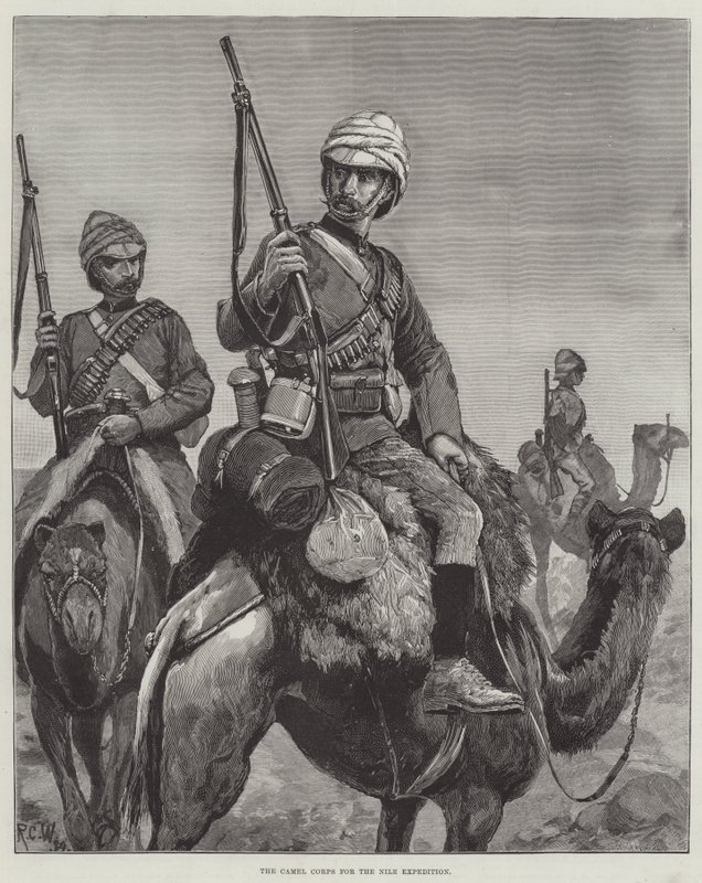 Nil Seferi için Deve Birliği by Richard Caton Woodville junior