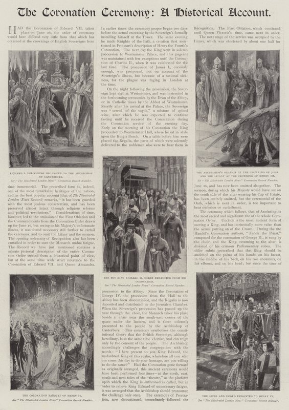 Taç Giyme Töreni, Tarihsel Bir Hesap by Richard Caton Woodville junior