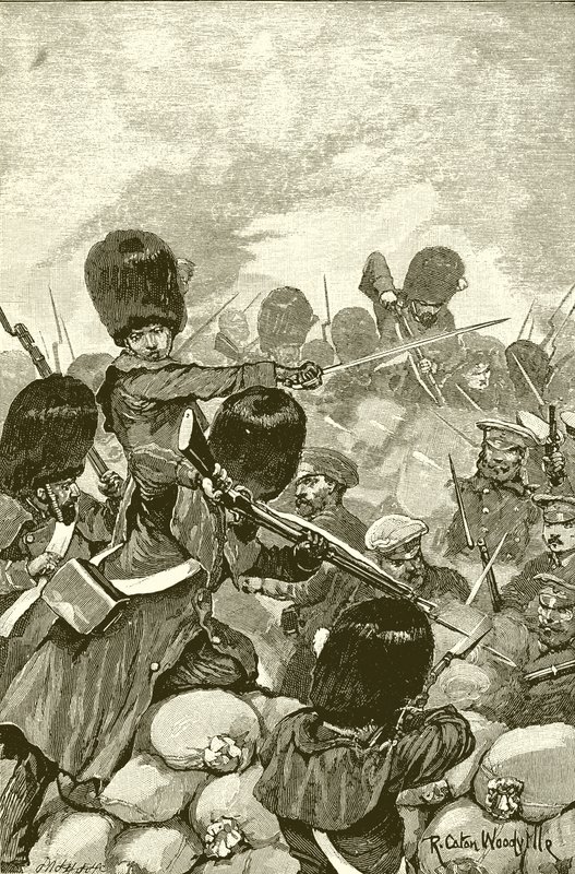 Kum Torbası Pilindeki Savaş by Richard Caton Woodville junior