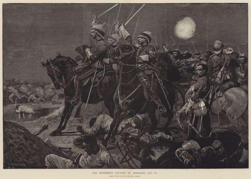 Hanehalkı Süvarileri, Kassassin'de, 28 Ağustos by Richard Caton Woodville junior