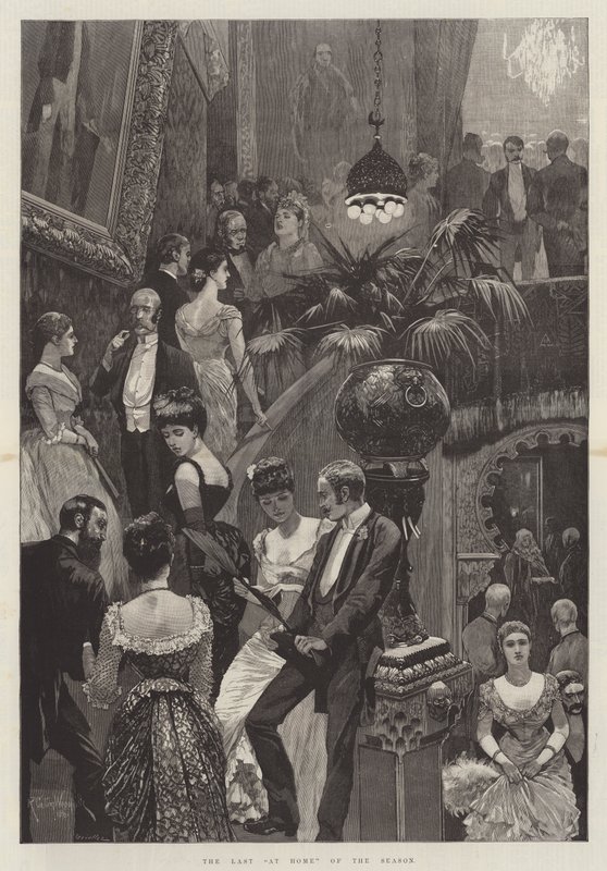 Sezonun Son Evinde by Richard Caton Woodville junior