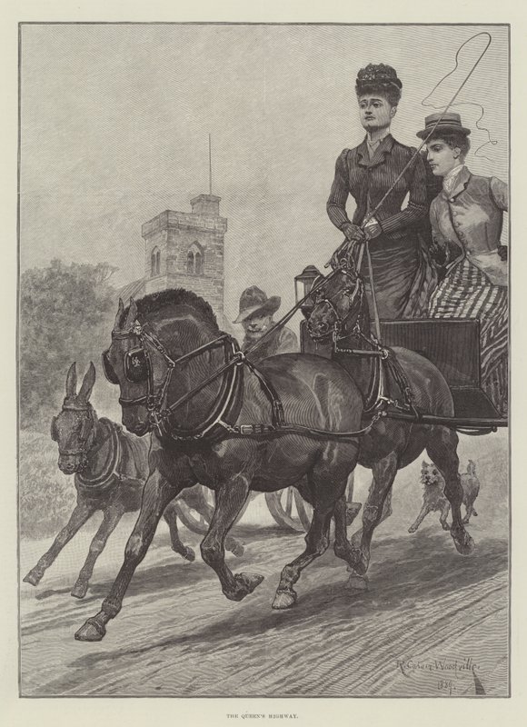 Kraliçe'nin Otoyolu by Richard Caton Woodville junior