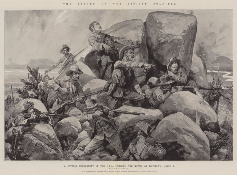 Vatandaş Askerlerimizin Dönüşü by Richard Caton Woodville junior