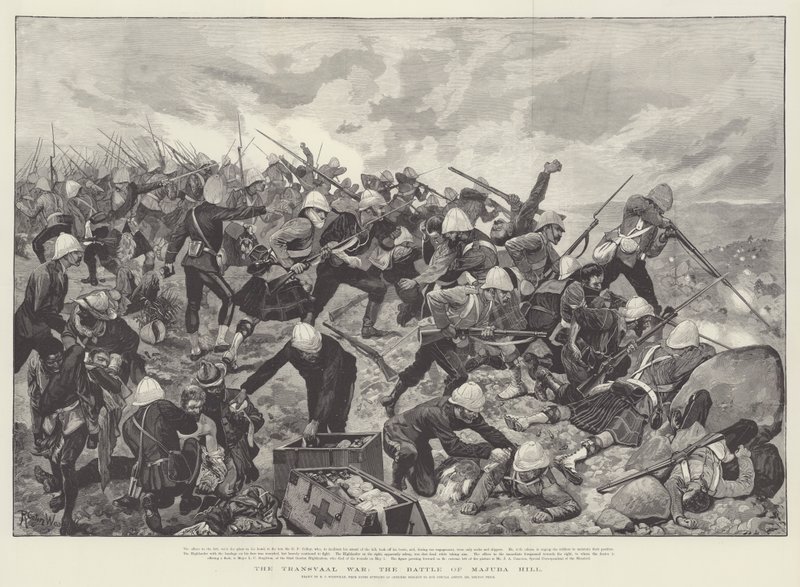 Transvaal Savaşı, Majuba Tepesi Savaşı by Richard Caton Woodville junior