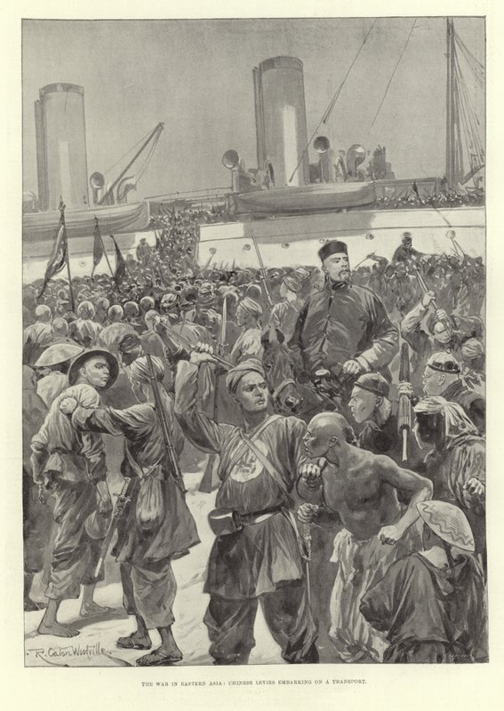 Doğu Asya'da Savaş by Richard Caton Woodville junior