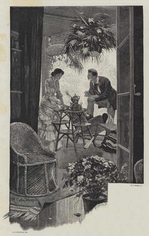 Evlendiler, Walter Besant ve James Rice by Richard Caton Woodville junior