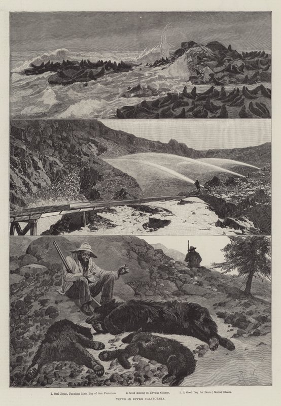 Yukarı Kaliforniya'daki Manzaralar by Richard Caton Woodville junior