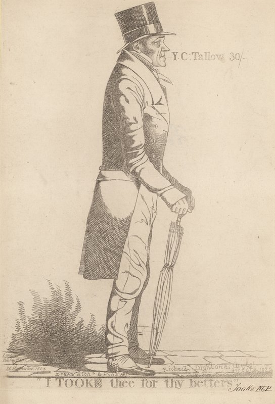 Thomas Toke; Seni iyilerin için aldım by Richard Dighton
