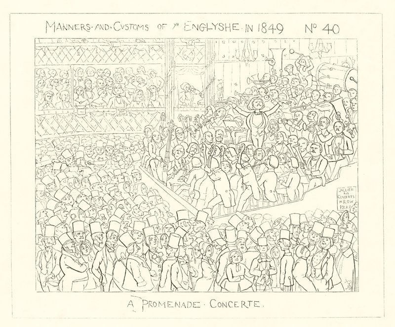 1849, Bir Gezinti Konseri by Richard Doyle