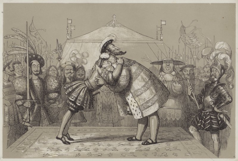Altın Kumaş Tarlası (aquatint) by Richard Doyle