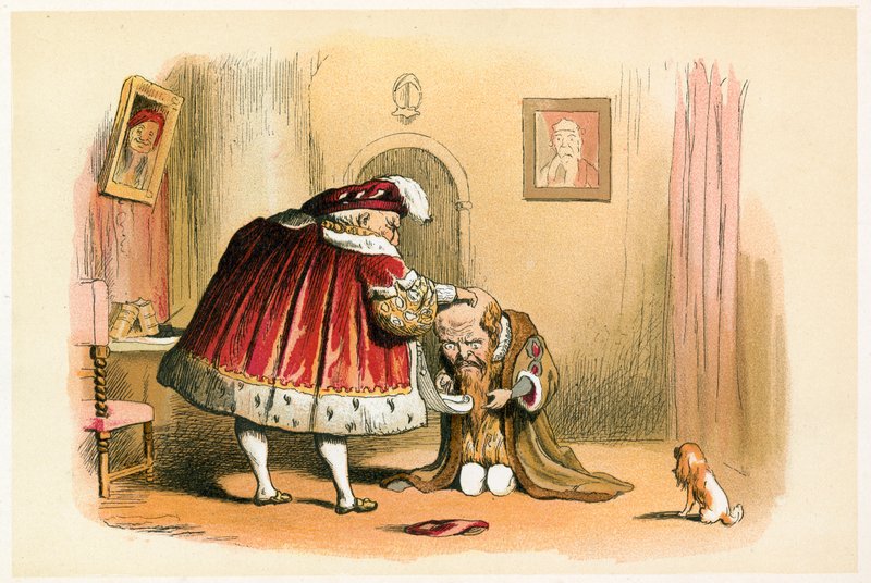 Kral Henry VIII ve Parlamento Üyesi by Richard Doyle