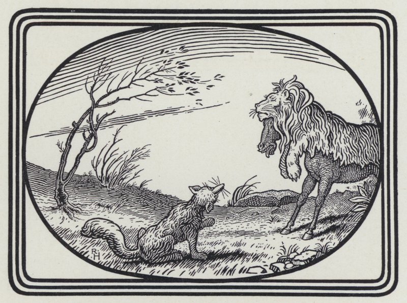 Aslan Postlu Eşek (gravür) by Richard Heighway