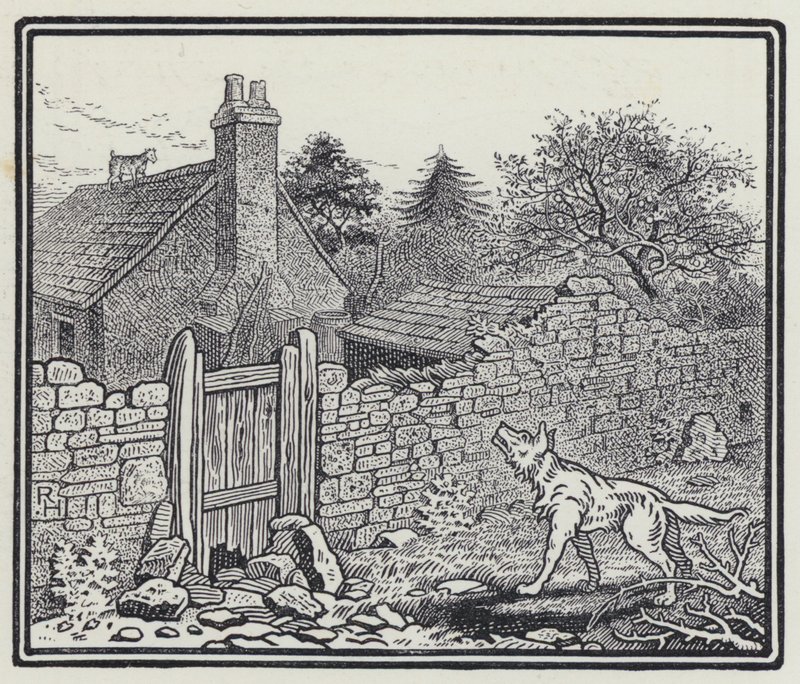 Kurt Ve Çocuk (gravür) by Richard Heighway