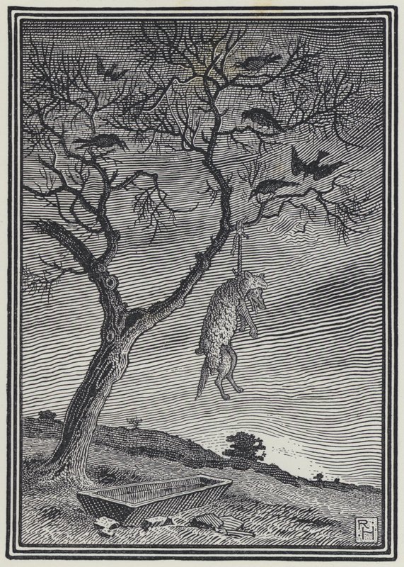 Koyun Giysili Kurt (gravür) by Richard Heighway